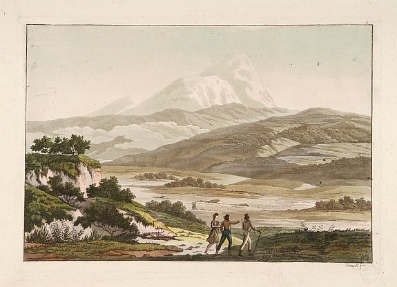 FERRARIO, G., Le Cayambe., antique map, old maps