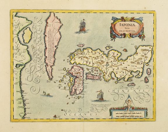 JANSSONIUS, J., IAPONIAE Nova Descriptio., antique map, old maps