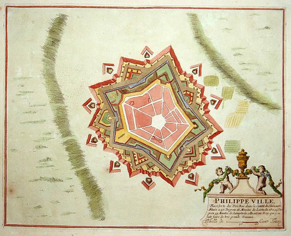 FER, N de, Philippe Ville, antique map, old maps