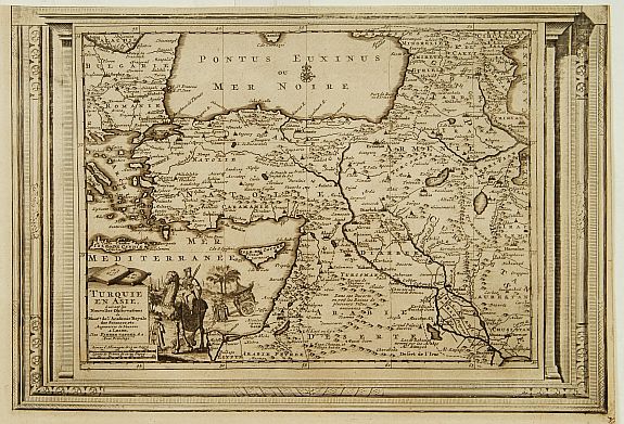 AA, P. van der, Turquie en Asie, suivant les nouvelles observations.., antique map, old maps