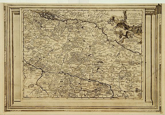 AA, P. van der, Le Duché de Lunebourg, suivant les nouvelles observations?, antique map, old maps