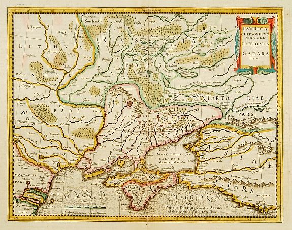 MERCATOR,G./ HONDIUS,J., Taurica Chersonesus..., antique map, old maps