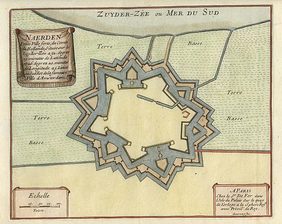 FER, N de, Naerden., antique map, old maps