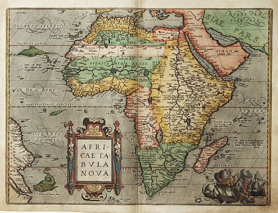 ORTELIUS,A., Africae Tabula Nova., antique map, old maps