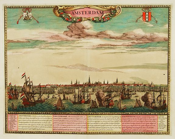 DE WIT,F., Amsterdam, antique map, old maps