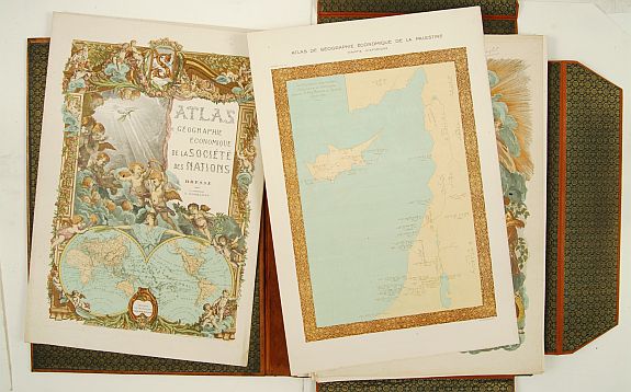 KHANZADIAN,Z., Atlas de géographie economique de la Paléstine., antique map, old maps