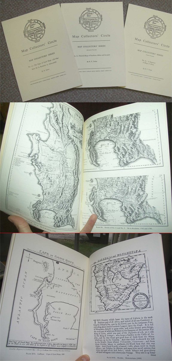 Tooley R.V., Africa: Map Collectors' Circle Nos. 17, 61 and 82, antique map, old maps