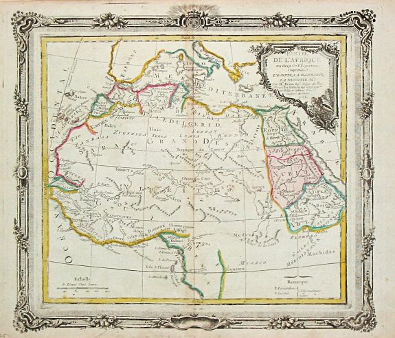 Brion de la Tour, L. / Desnos, L.Ch., Partie de L' Afrique en deca de l' Equateur., antique map, old maps