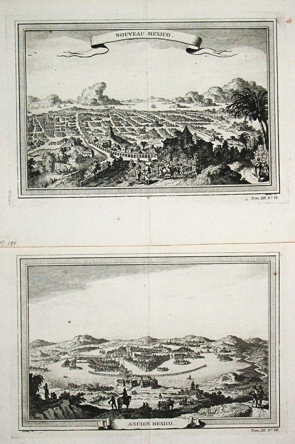 Chedel., Ancien Mexico / Nouveau Mexico., antique map, old maps