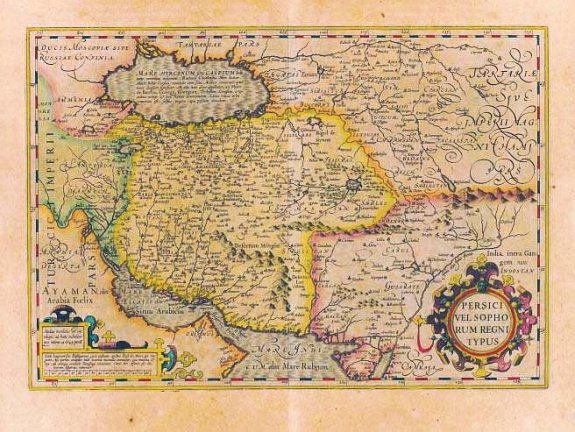 MERCATOR, G./ HONDIUS, H., Persici Vel Sophorum Regni Typus., antique map, old maps