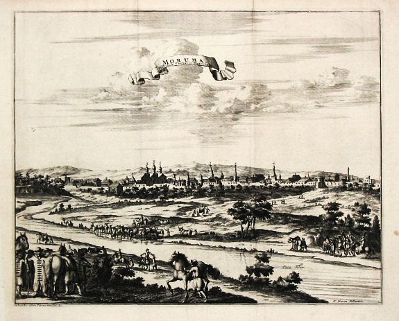 Aa, P. van der., Moruma., antique map, old maps