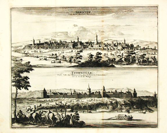 Aa, P. van der., Soratof / Tzornogor., antique map, old maps