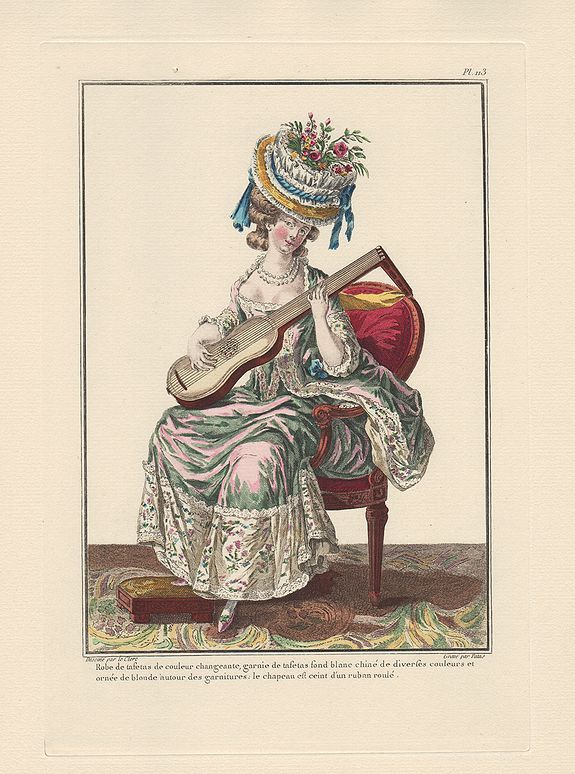 LEVY, E. / LECLERC P.T., Pl. 113. - Polonaise à garniture chinée., antique map, old maps