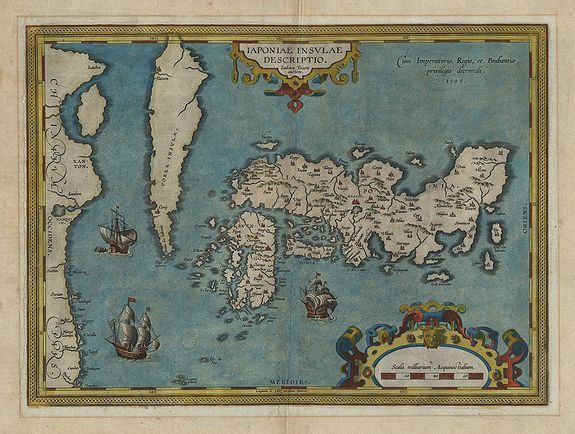ORTELIUS, A., Japoniae Insulae Descriptio., antique map, old maps