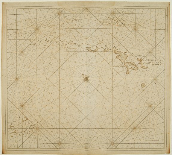 VAN KEULEN,J., Vlakke hoek van Sumatra., antique map, old maps