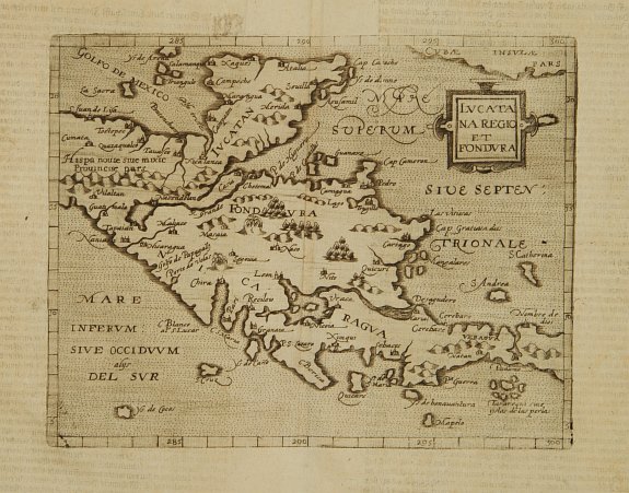 METELLUS,J./ ACOSTA,J.DE, Iucatana Regio et Fondura., antique map, old maps