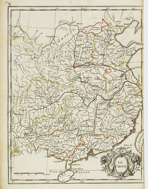 LE ROUGE, G.L., La Chine., antique map, old maps