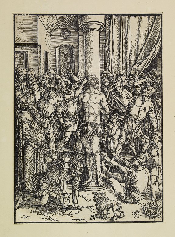DÜRER,A., The mocking of Christ., antique map, old maps