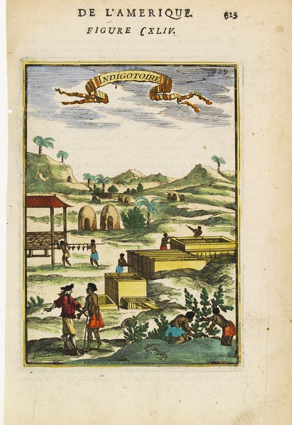 MALLET,A.M., Indigotoire., antique map, old maps