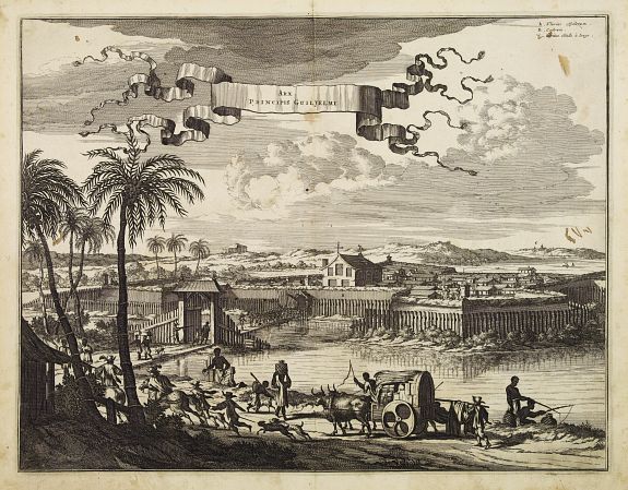 OGILBY,J., Arx Principis Guiljelmi., antique map, old maps