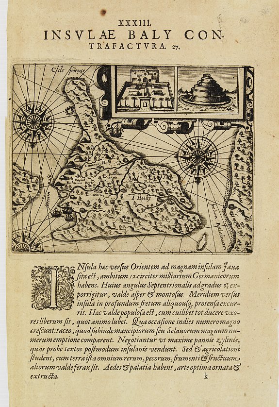 DE BRY,Th., I.Baly., antique map, old maps