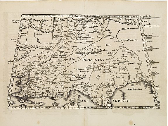 PTOLEMY,C., Tabula X. Asiae hae sunt e cognitis totius orbis., antique map, old maps