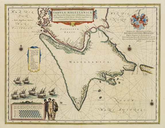 BLAEU,J., Tabula Magellanica.., antique map, old maps