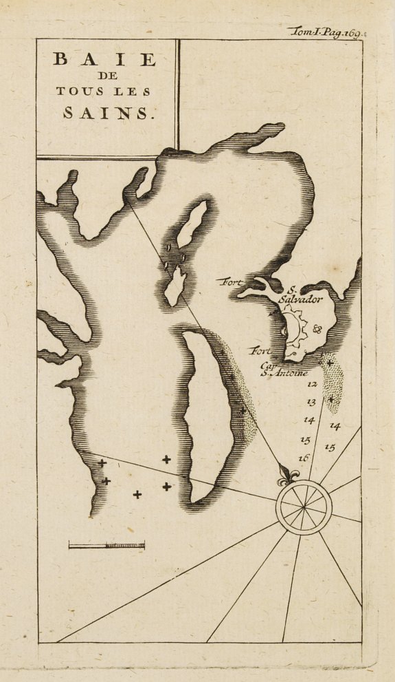 BERNARD, J.F., BAIE de Tous Les SAINS., antique map, old maps