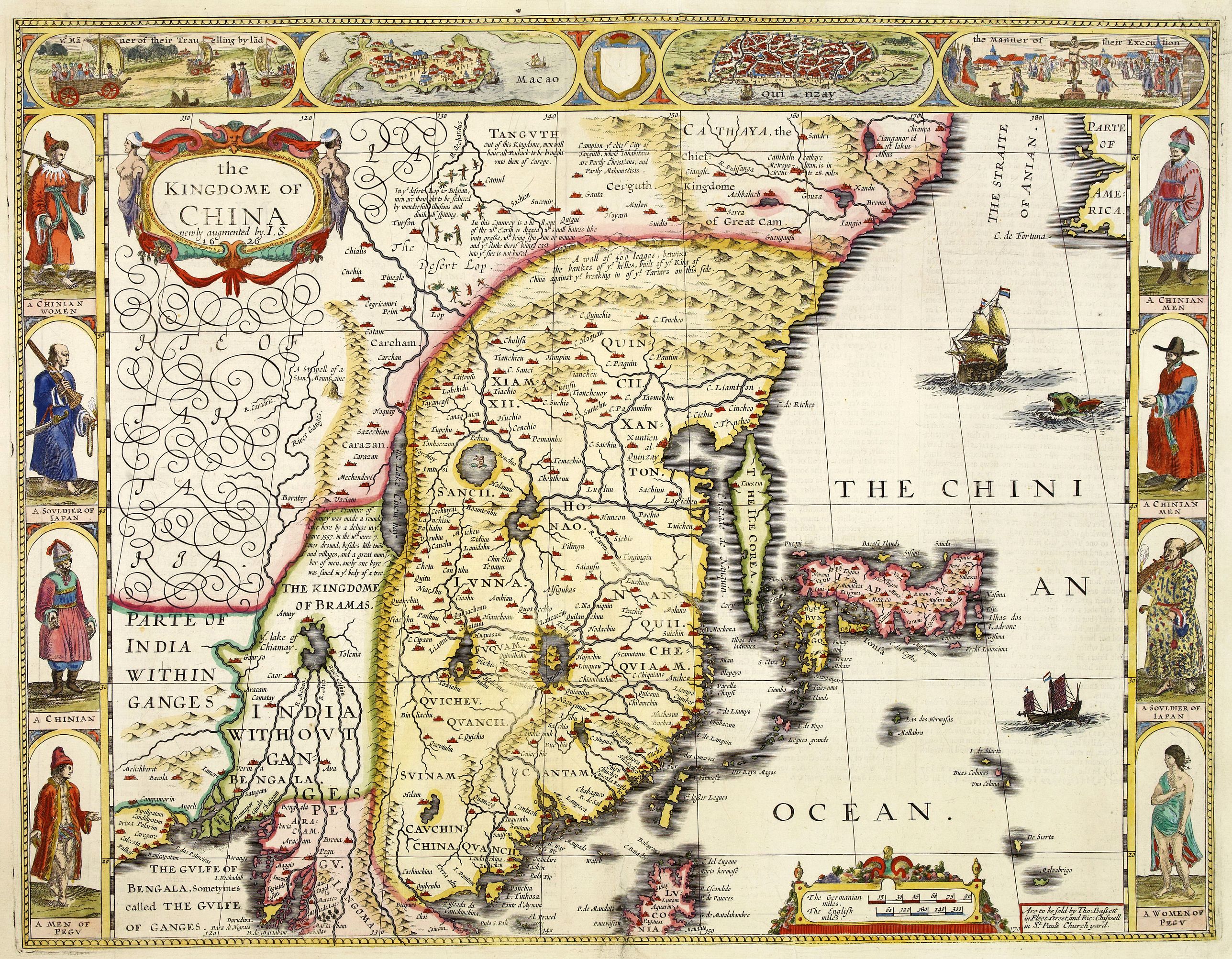 SPEED,J., The Kingdome of China., antique map, old maps
