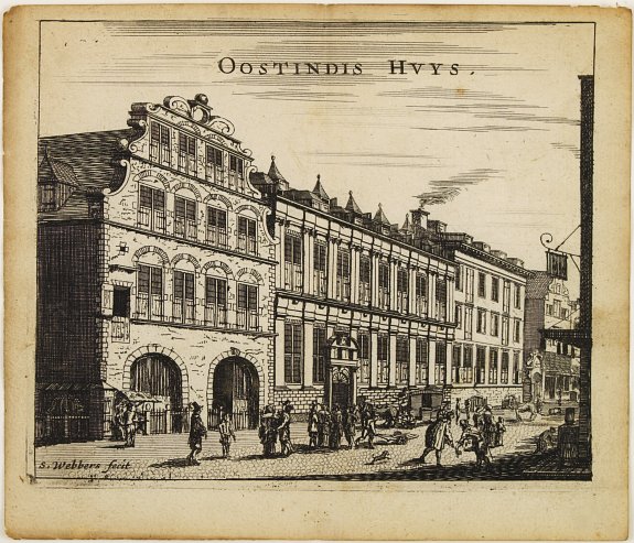 WEBBERS, S., Oostindis Huys., antique map, old maps