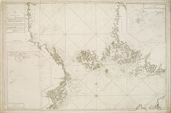 NORDENANKAR,J., Pass Charta öfver N:ra Delen af Östersjön, Ålands Haf med S:dra Del:en af Botten-Hafvet.., antique map, old maps