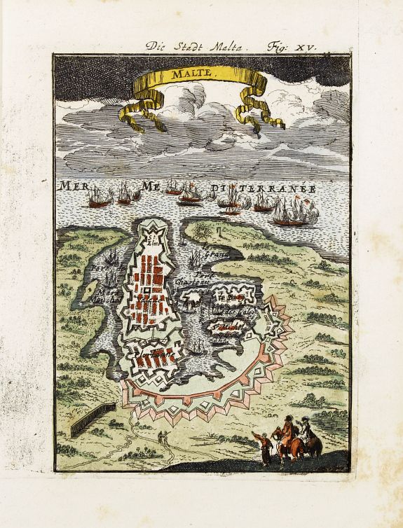 MALLET,A.M., Malte., antique map, old maps