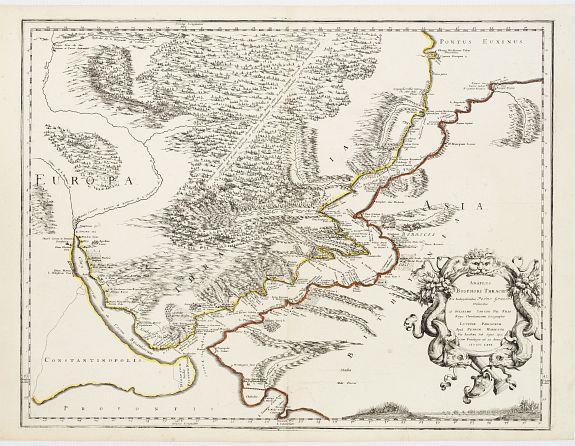 MARIETTE,P., Anaplus Bosphori Thracii.., antique map, old maps