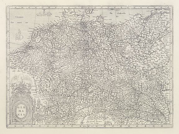 MERCATOR,G., Germania., antique map, old maps
