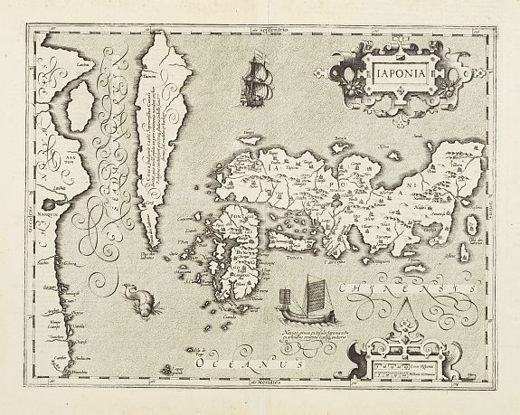 MERCATOR,G., Japonia., antique map, old maps