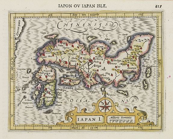 MERCATOR,G./ HONDIUS,J., Iapan I., antique map, old maps
