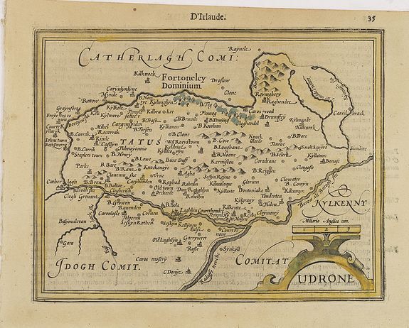 MERCATOR, G. / HONDIUS, J., Udrone., antique map, old maps