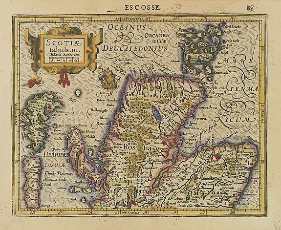 MERCATOR,G./ HONDIUS,J., Scotiae Tabula. III., antique map, old maps