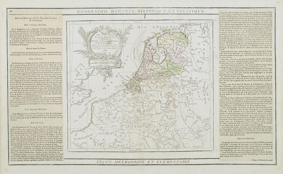 DESNOS / BRION, Les Pays Bas François, Autrichiens, et Hollandois.., antique map, old maps