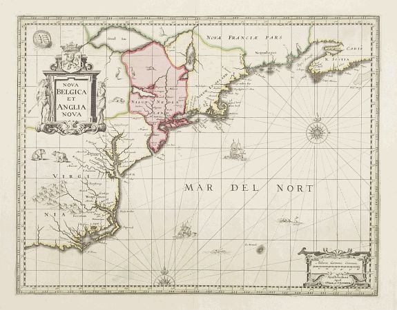 VALK,G./ SCHENK,P., Nova Belgica et Anglia Nova., antique map, old maps