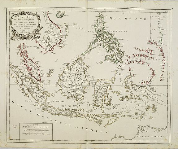 SANTINI, P. / REMONDINI, M., Archipel des Indes Orientales, qui comprend les Isles de la Sonde, Moluques et Philippines, tirées des cartes du Neptune Oriental.., antique map, old maps