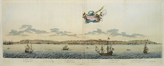 BLAEU, J./ MARKGRAF, G./ HERCKMANNS, E., Loanda S.Pauli., antique map, old maps