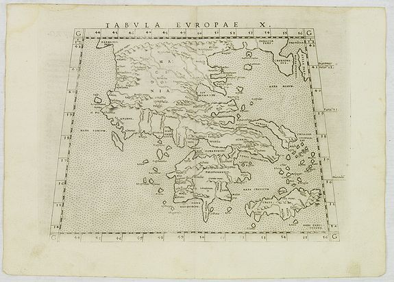 RUSCELLI, G., Tabula Europa X . . ., antique map, old maps