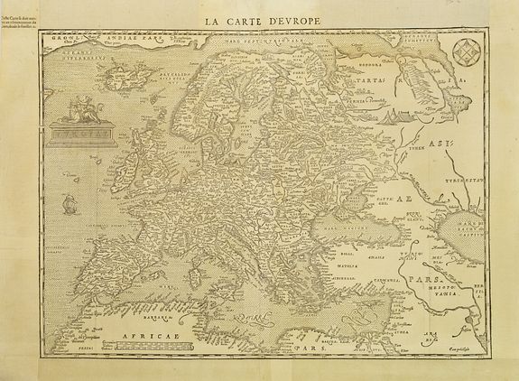 DE BELLE-FOREST,Fr., Europae. La carte d'Europe., antique map, old maps