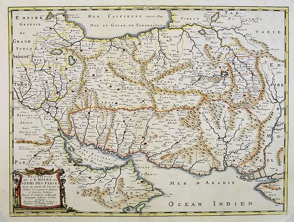 SANSON, N. / MARIETTE, P., Description de l'Empire du Sophi des Perses. . ., antique map, old maps