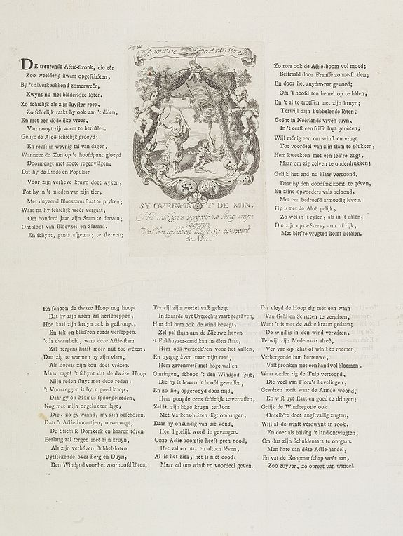 ANONYMOUS, Sy overwint de min. . . ., antique map, old maps