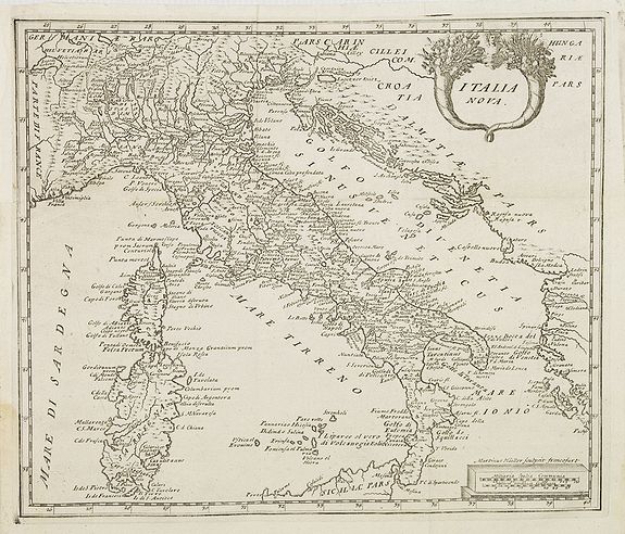 CLUVER, P., Italia Nova., antique map, old maps