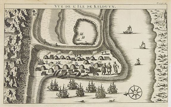 ANONYMOUS, Vüe de l'Ile de Kilduyn., antique map, old maps