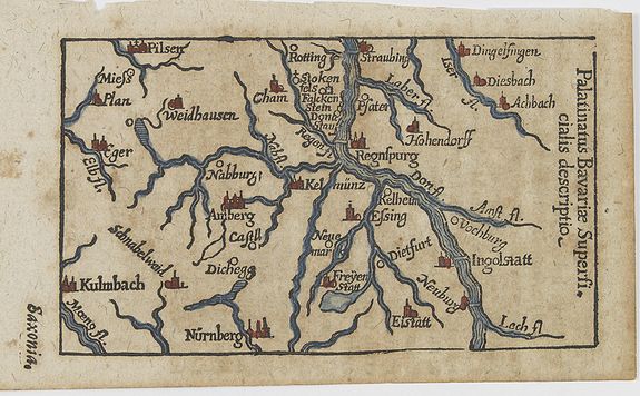 BUCELINI, G., Palatinatus Bavariae Superficialis descriptio., antique map, old maps