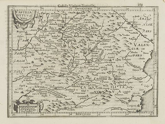 MERCATOR, G. / HONDIUS, J., Castilla Vetus et Nova., antique map, old maps